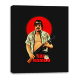 Fat Rambo - Canvas Wraps Canvas Wraps RIPT Apparel 16x20 / Black