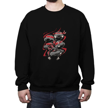Father and Sons - Crew Neck Sweatshirt Crew Neck Sweatshirt RIPT Apparel Small / Black