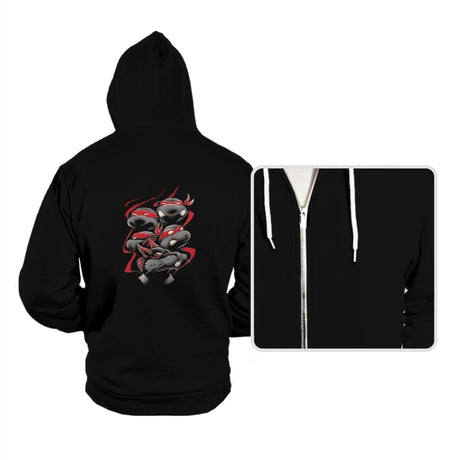 Father and Sons - Hoodies Hoodies RIPT Apparel Small / Black