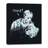 Father? - Canvas Wraps Canvas Wraps RIPT Apparel 16x20 / Black