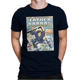 Father Karras - Mens Premium T-Shirts RIPT Apparel Small / Midnight Navy