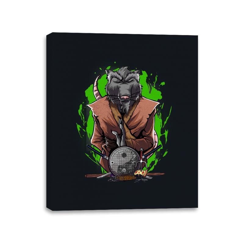 Father of Brothers - Canvas Wraps Canvas Wraps RIPT Apparel 11x14 / Black