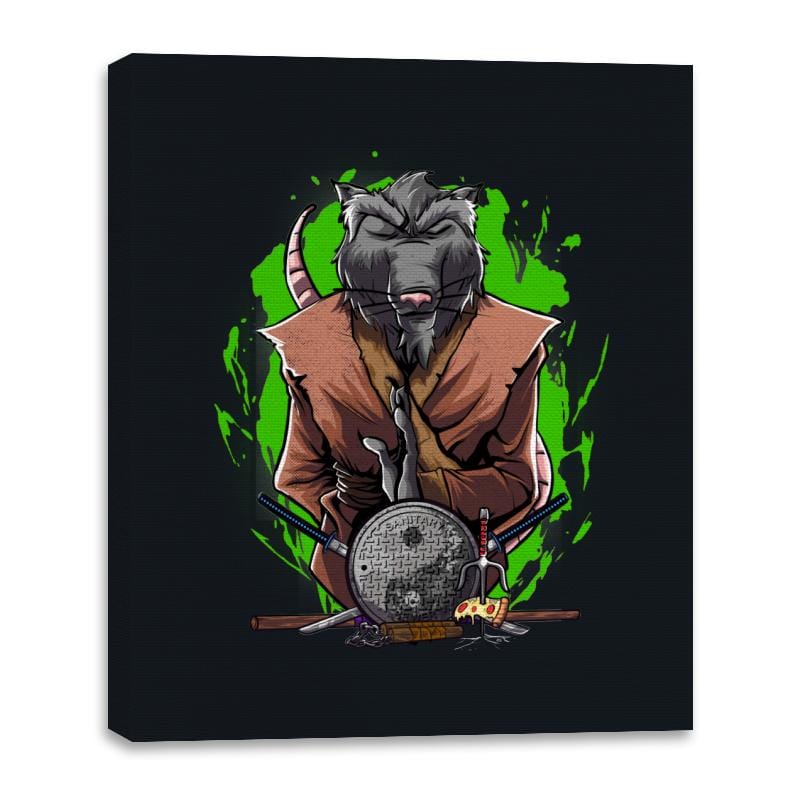 Father of Brothers - Canvas Wraps Canvas Wraps RIPT Apparel 16x20 / Black