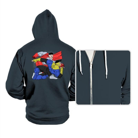 Father's Lesson - Hoodies Hoodies RIPT Apparel Small / Dark Gray