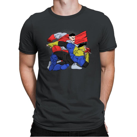 Father's Lesson - Mens Premium T-Shirts RIPT Apparel Small / Heavy Metal