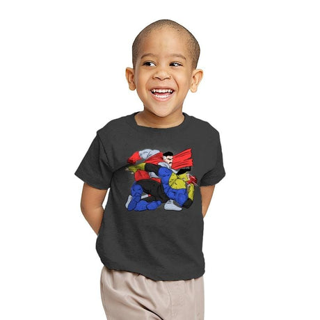 Father's Lesson - Youth T-Shirts RIPT Apparel X-small / Charcoal