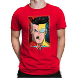FATHER VS SON - Mens Premium T-Shirts RIPT Apparel Small / Red