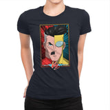 FATHER VS SON - Womens Premium T-Shirts RIPT Apparel Small / Midnight Navy