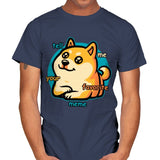 Favorite Meme Dog - Mens T-Shirts RIPT Apparel Small / Navy