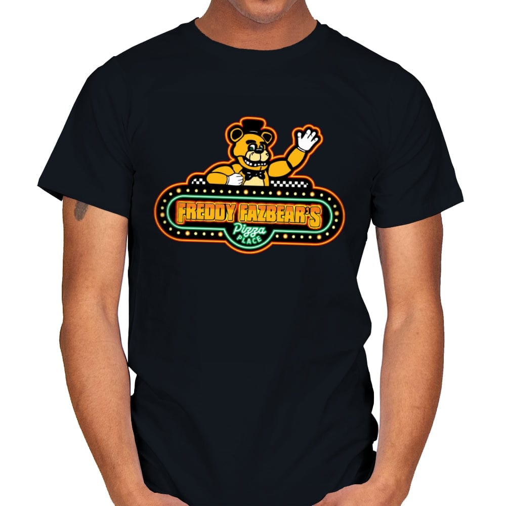 Fazbear's Pizza - Mens T-Shirts RIPT Apparel Small / Black