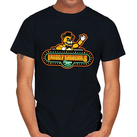 Fazbear's Pizza - Mens T-Shirts RIPT Apparel Small / Black
