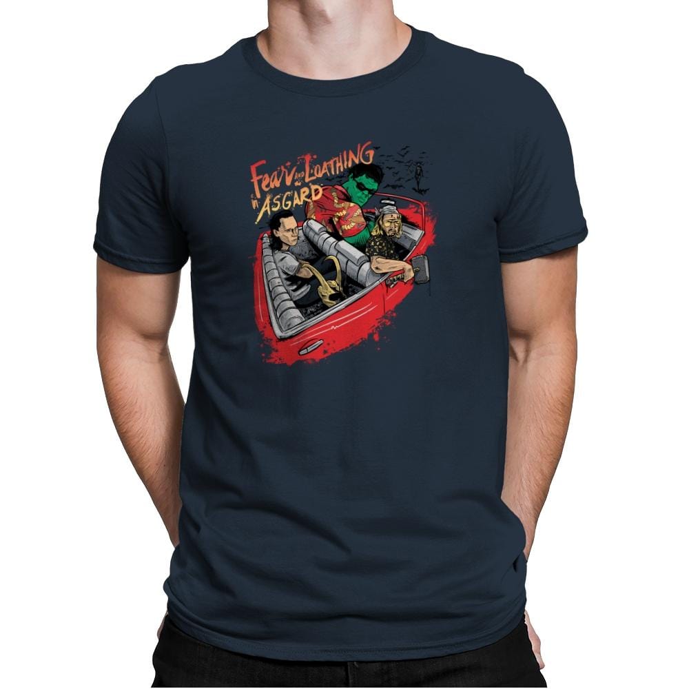Fear and Loathing in Asgard Exclusive - Mens Premium T-Shirts RIPT Apparel Small / Indigo