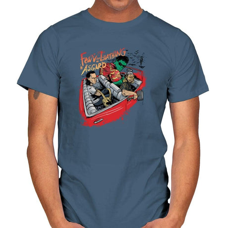 Fear and Loathing in Asgard Exclusive - Mens T-Shirts RIPT Apparel Small / Indigo Blue