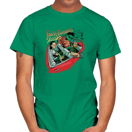 Fear and Loathing in Asgard Exclusive - Mens T-Shirts RIPT Apparel Small / Kelly Green