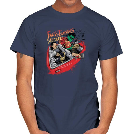 Fear and Loathing in Asgard Exclusive - Mens T-Shirts RIPT Apparel Small / Navy