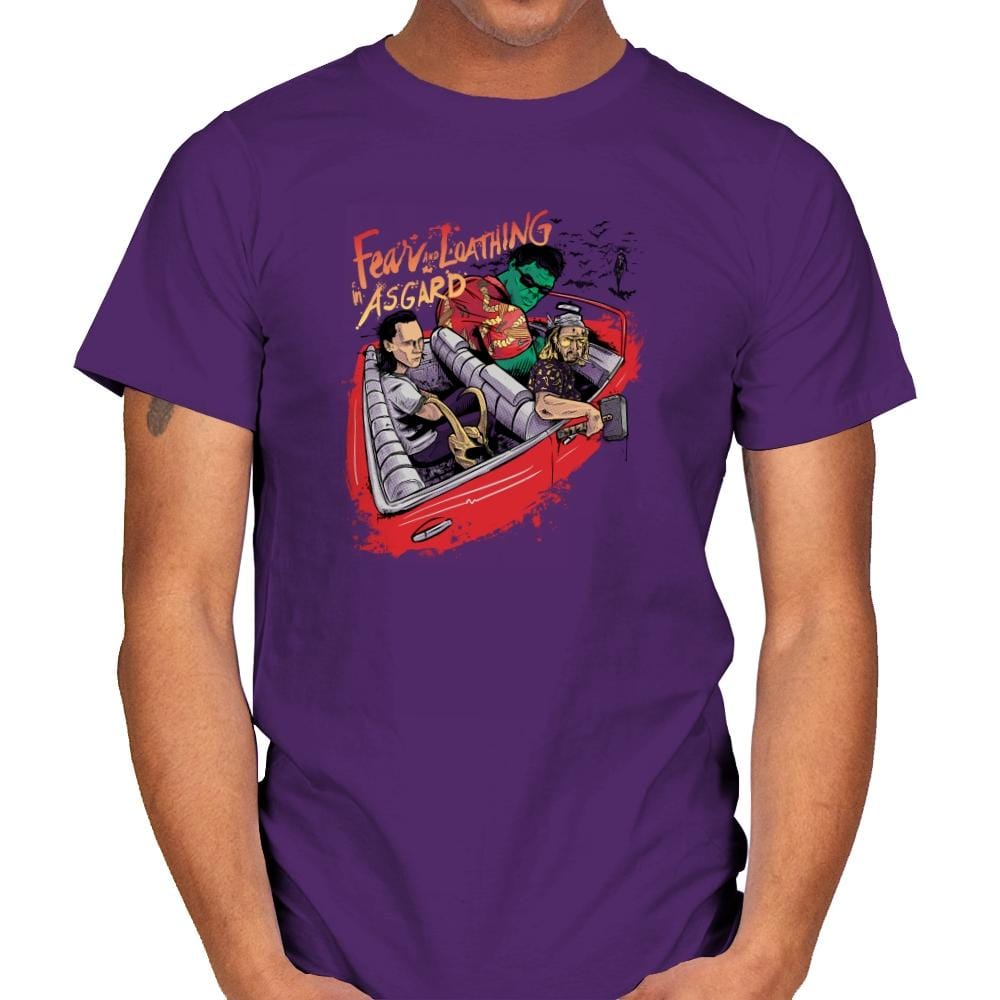 Fear and Loathing in Asgard Exclusive - Mens T-Shirts RIPT Apparel Small / Purple