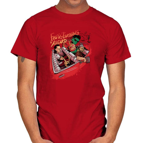 Fear and Loathing in Asgard Exclusive - Mens T-Shirts RIPT Apparel Small / Red