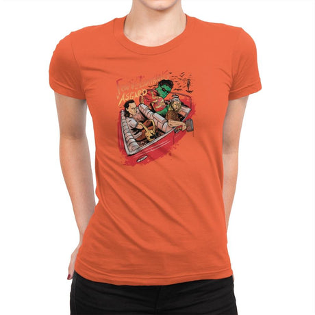 Fear and Loathing in Asgard Exclusive - Womens Premium T-Shirts RIPT Apparel Small / Classic Orange