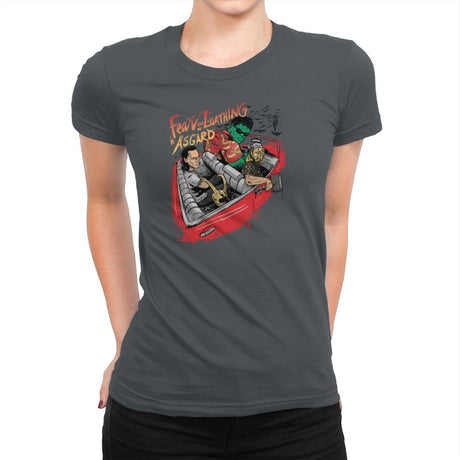 Fear and Loathing in Asgard Exclusive - Womens Premium T-Shirts RIPT Apparel Small / Heavy Metal