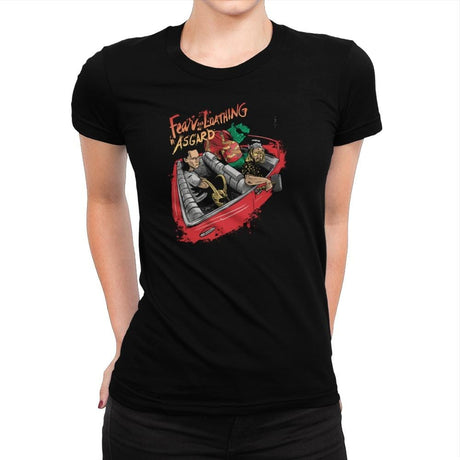 Fear and Loathing in Asgard Exclusive - Womens Premium T-Shirts RIPT Apparel Small / Indigo