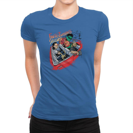 Fear and Loathing in Asgard Exclusive - Womens Premium T-Shirts RIPT Apparel Small / Royal