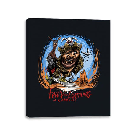Fear and Loathing in Camelot - Canvas Wraps Canvas Wraps RIPT Apparel 11x14 / Black