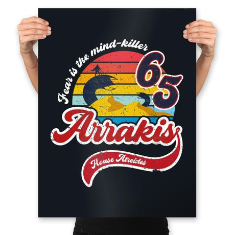 Fear is the Mind Killer - Prints Posters RIPT Apparel 18x24 / Black
