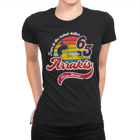Fear is the Mind Killer - Womens Premium T-Shirts RIPT Apparel Small / Black