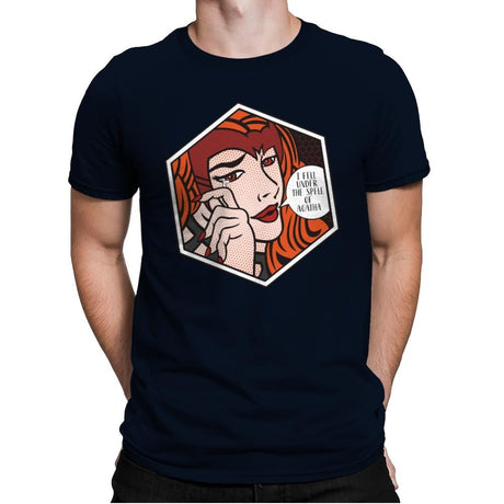 Fell Under the Spell of Agatha - Mens Premium T-Shirts RIPT Apparel Small / Midnight Navy