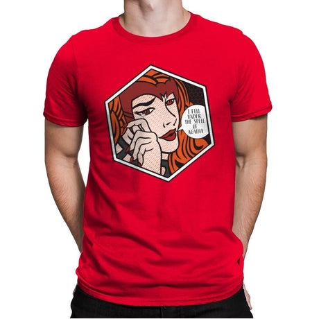 Fell Under the Spell of Agatha - Mens Premium T-Shirts RIPT Apparel Small / Red