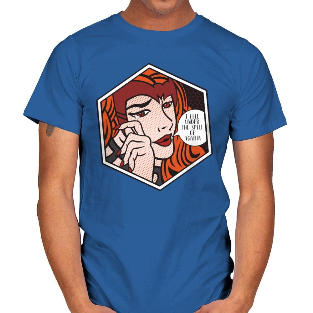 Fell Under the Spell of Agatha - Mens T-Shirts RIPT Apparel Small / Royal