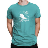 Felt Cute Might Delete AC - Mens Premium T-Shirts RIPT Apparel Small / Tahiti Blue