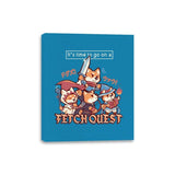 Fetch Quest - Canvas Wraps Canvas Wraps RIPT Apparel 8x10 / Sapphire