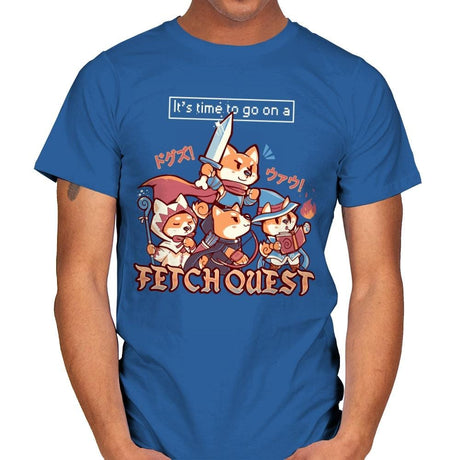 Fetch Quest - Mens T-Shirts RIPT Apparel Small / Royal