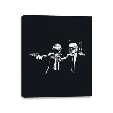 Fett Fiction - Canvas Wraps Canvas Wraps RIPT Apparel 11x14 / Black
