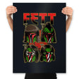 FETT - Prints Posters RIPT Apparel 18x24 / Black