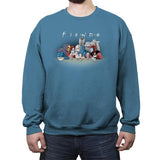 FIENDS - Crew Neck Sweatshirt Crew Neck Sweatshirt RIPT Apparel Small / Indigo Blue