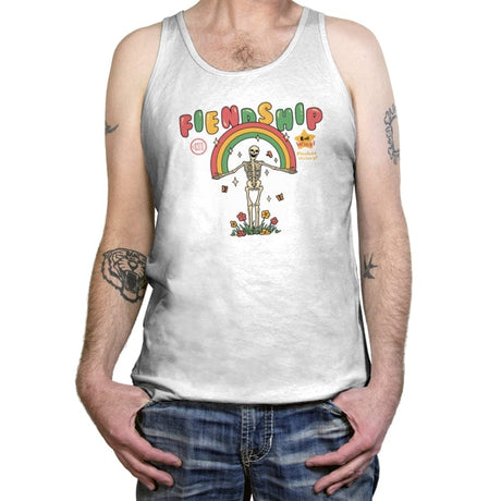 Fiendship - Tanktop Tanktop RIPT Apparel X-Small / White