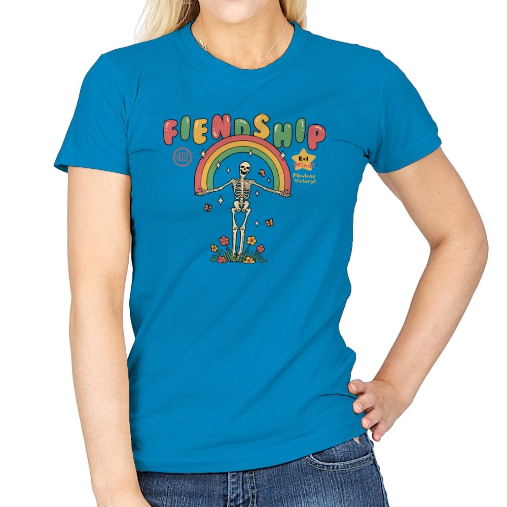 Fiendship - Womens T-Shirts RIPT Apparel Small / Sapphire