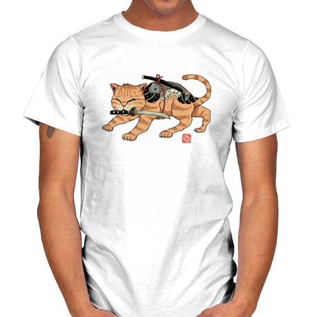 Fierce Catana - Mens T-Shirts RIPT Apparel Small / White