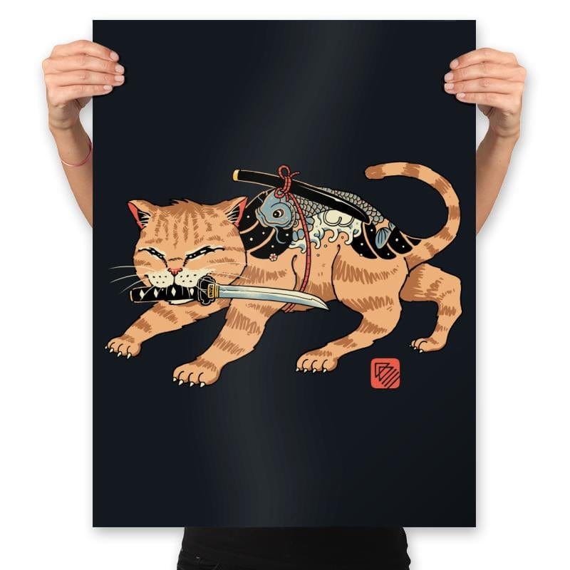 Fierce Catana - Prints Posters RIPT Apparel 18x24 / Black