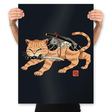 Fierce Catana - Prints Posters RIPT Apparel 18x24 / Black