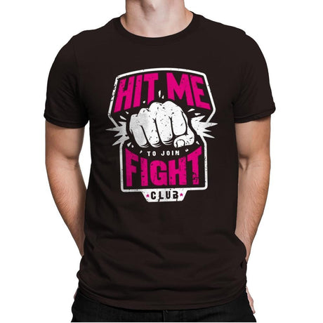 Fight Club Entrance - Mens Premium T-Shirts RIPT Apparel Small / Dark Chocolate