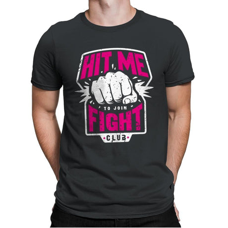 Fight Club Entrance - Mens Premium T-Shirts RIPT Apparel Small / Heavy Metal