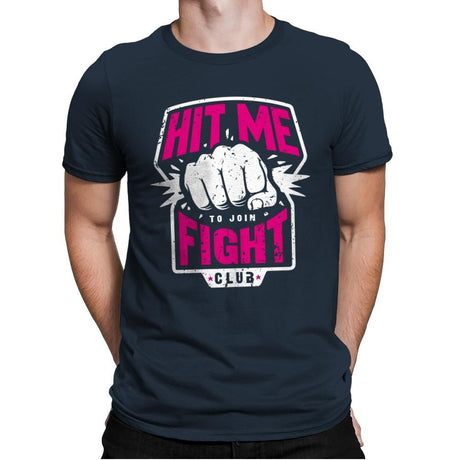 Fight Club Entrance - Mens Premium T-Shirts RIPT Apparel Small / Indigo