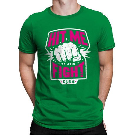 Fight Club Entrance - Mens Premium T-Shirts RIPT Apparel Small / Kelly Green