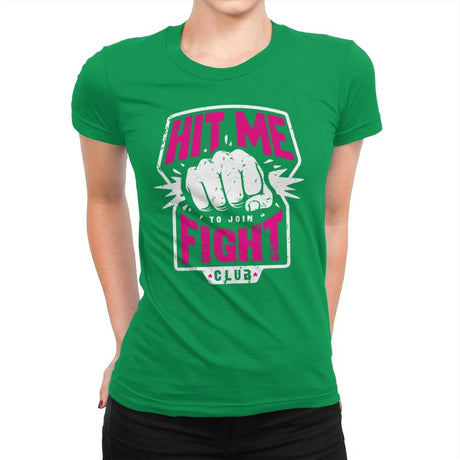 Fight Club Entrance - Womens Premium T-Shirts RIPT Apparel Small / Kelly Green