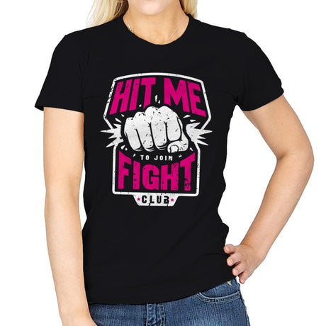 Fight Club Entrance - Womens T-Shirts RIPT Apparel Small / Black