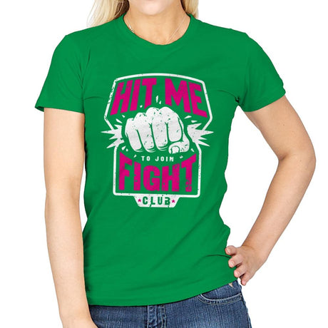 Fight Club Entrance - Womens T-Shirts RIPT Apparel Small / Irish Green