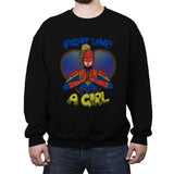 Fight Like A Captain - Crew Neck Sweatshirt Crew Neck Sweatshirt RIPT Apparel
